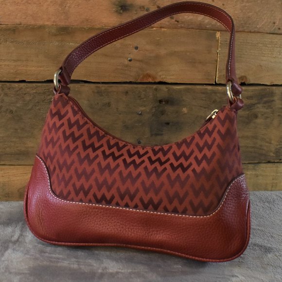 Vintage Red Wilsons Leather Handbag - Picture 14 of 16